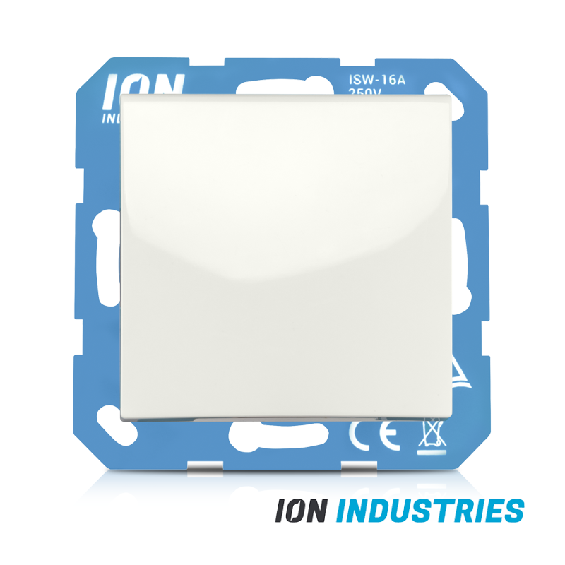 ION INDUSTRIES | WANDCONTACTDOOS | RA | MET KLAPDEKSEL | IP44 | E1 | ALPIN WIT
