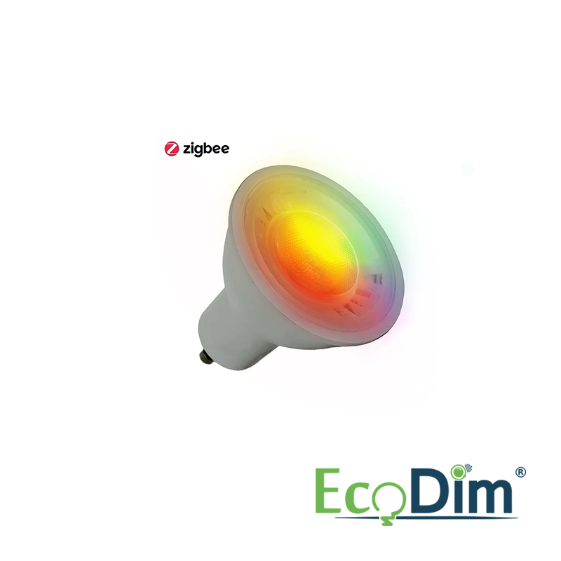 ZIGBEE LED GU10 SPOT | 5W | ECODIM  | RGB + CCT
