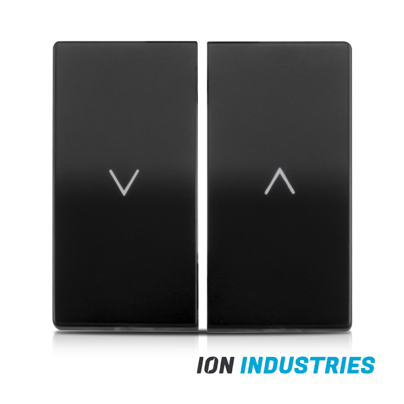 ION INDUSTRIES | BEDIENINGSWIP | JALOEZIESCHAKELAAR | V1/J1 | MATZWART