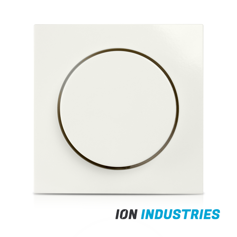 ION INDUSTRIES | CENTRAALPLAAT | DIMMERKNOP | ENKELVOUDIG | E1 | ALPIN WIT