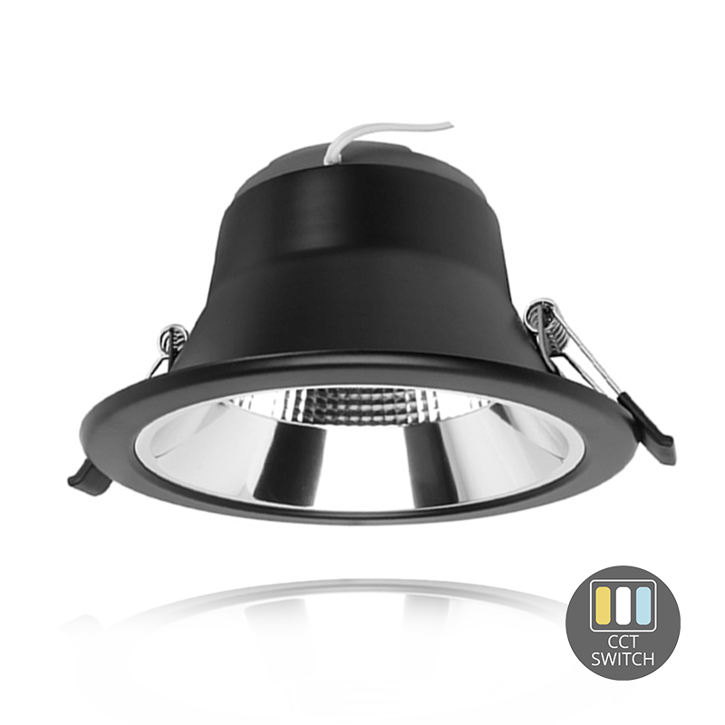 LED DOWNLIGHT |  CCT-SWITCH | Ø120 | 11W | ZWART
