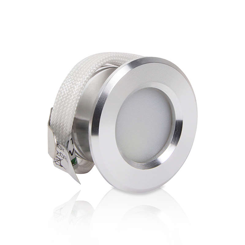 LED MINI INBOUWSPOT | 1.5W | Ø37mm | DIMBAAR | IP44 | ZILVER