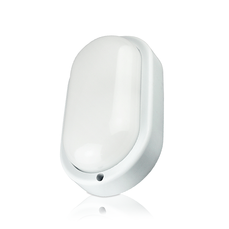 LED BULKHEAD OVAAL 8W WIT