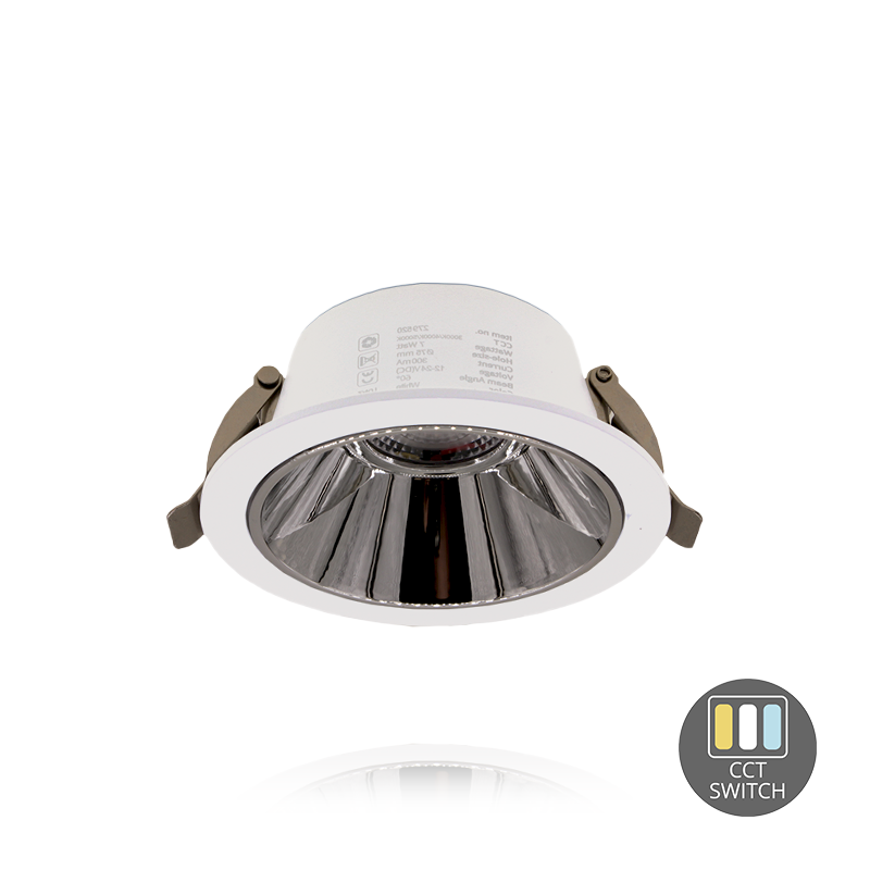 LED DOWNLIGHT | LUMEA | CCT-SWITCH | Ø75MM | 7W | WIT