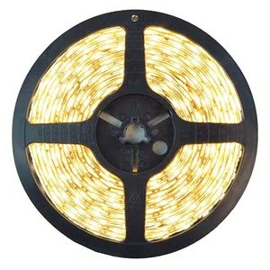 LED STRIP | IP22 | 24V |  3528/60 | GEEL | 5 METER | 10MM