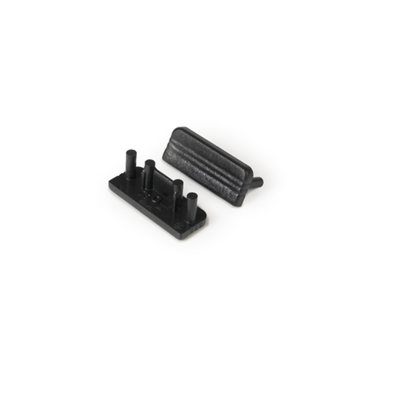 END CAP ZONDER KABELOPENING | SURFACE | ZWART | 10MM | 20 STUKS