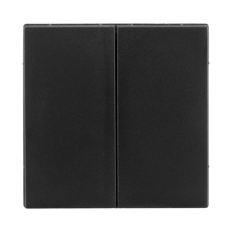 ION INDUSTRIES | DUO TASTDIMMERKNOP | V1/J1 | MAT ZWART
