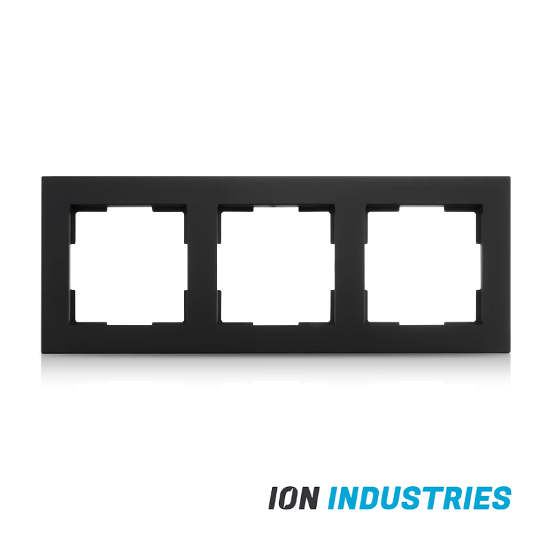 ION INDUSTRIES | AFDEKRAAM | 3-VOUDIG | V1 | MATZWART