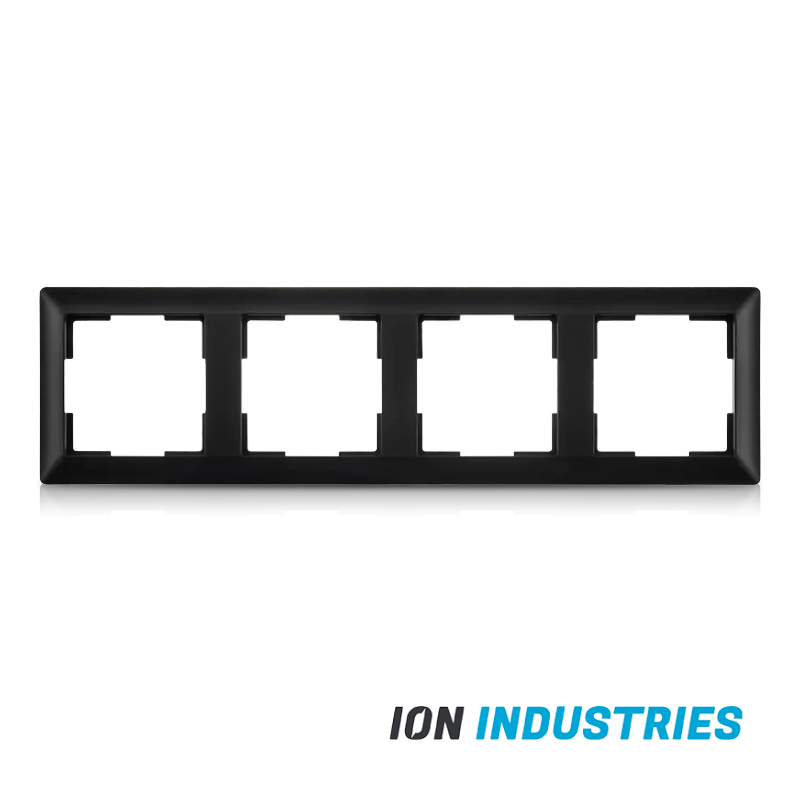 ION INDUSTRIES | AFDEKRAAM | 4-VOUDIG | J1 | MATZWART