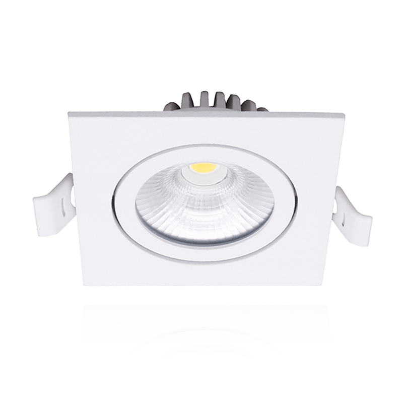 LED INBOUWSPOT | 6W | 85x85mm | DIMBAAR | SQAURE | WIT