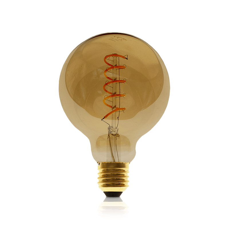 LED FILAMENT | E27 | GLOBE M | DIMBAAR | AMBER | 4W