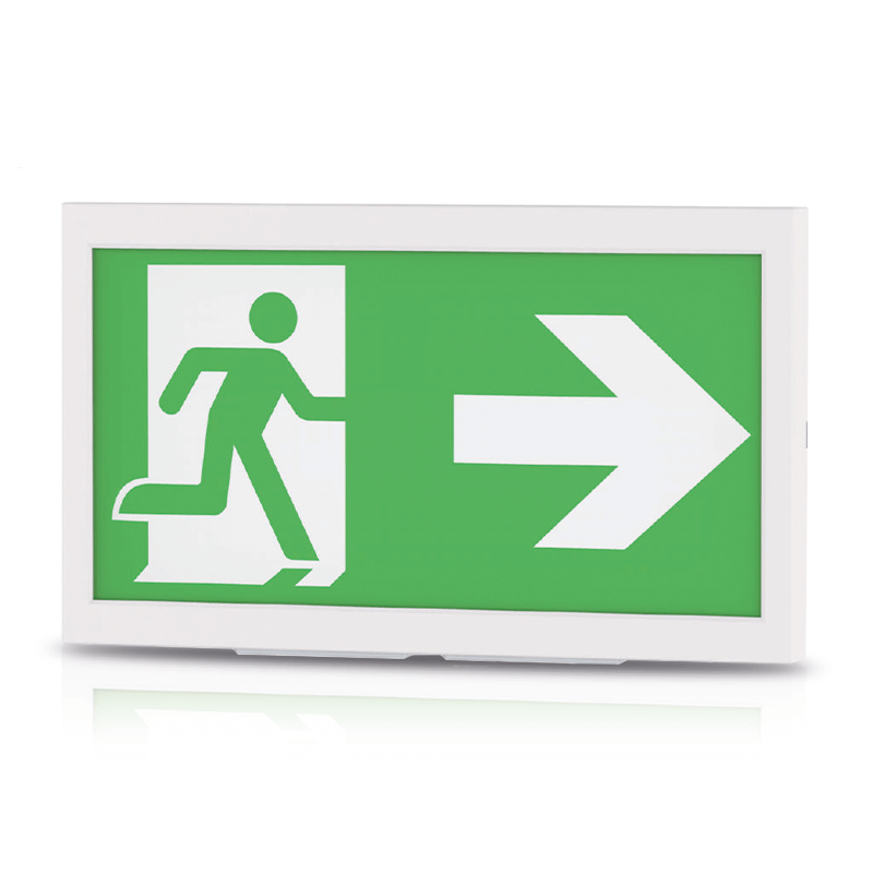 NOODVERLICHTING | INBOUW/OPBOUW | 3W | WIT | INCL. PICTOGRAMMEN