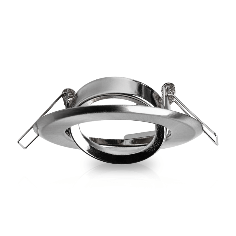 INBOUWSPOT KANTELBAAR | Ø65mm | GU10 / MR16 | IP22 | ZILVER