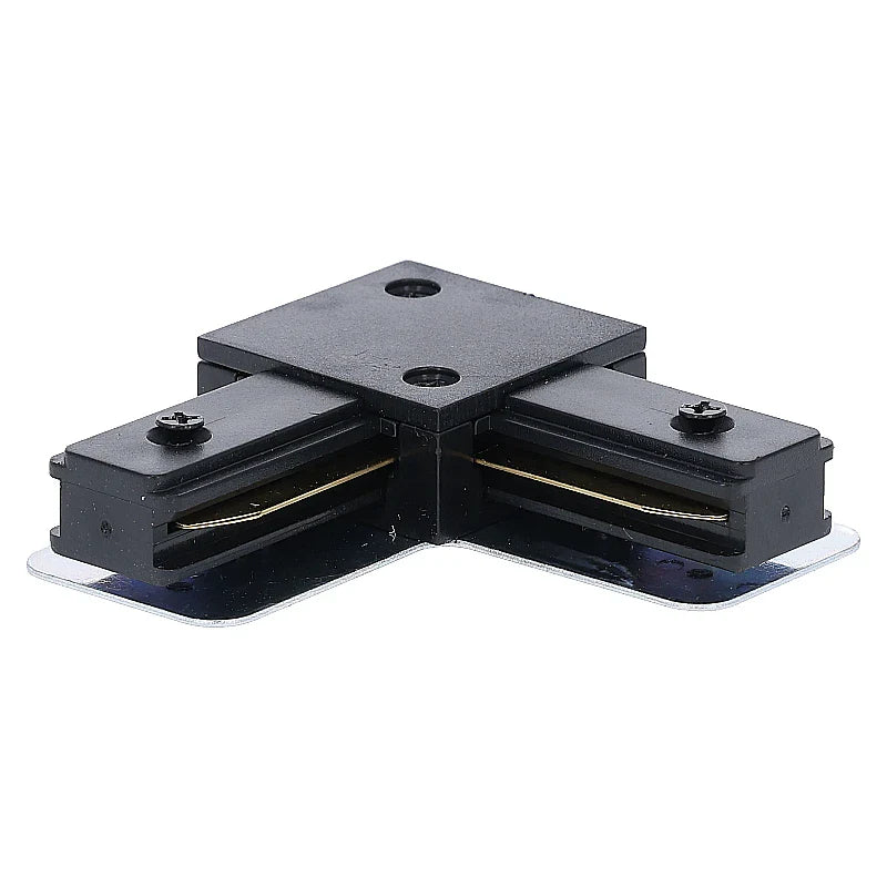 1-FASE RAIL | L-CONNECTOR | ZWART