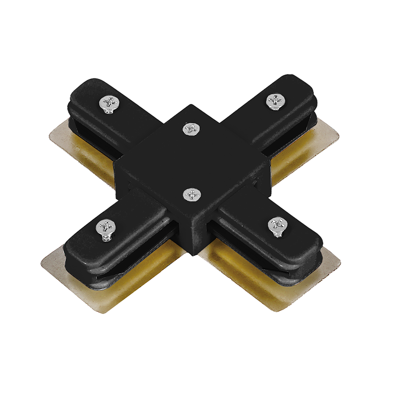 1-FASE RAIL | X-CONNECTOR | ZWART