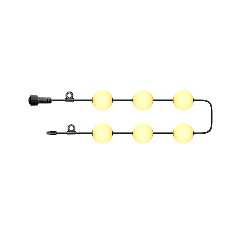 LICHTBOLLEN SNOER | 5.5M | 6 LICHTBOLLEN