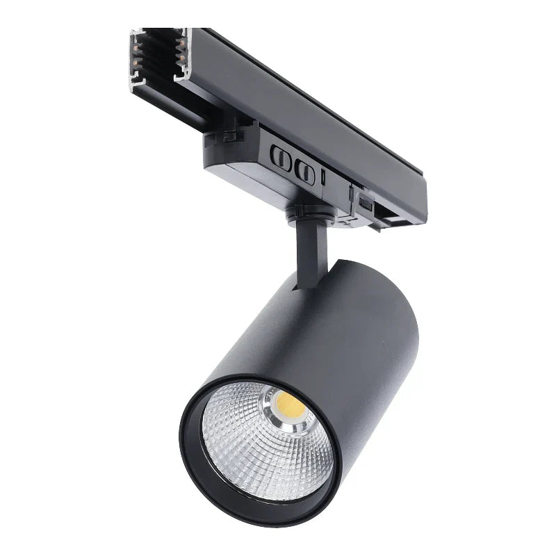 3-FASE RAILSPOT | ROSA | 10W-20W-30W | ZWART | DIMBAAR | CCT-SWITCH