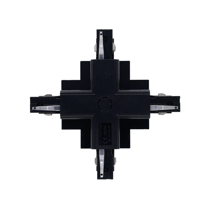 INBOUW 3-FASE | X-VORM CONNECTOR | ZWART