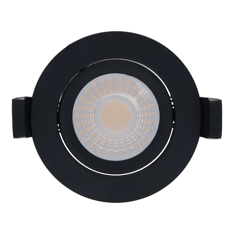 LED INBOUWSPOT | 5/7W | Ø83mm | DIM TO WARM + CCT-SWITCH | IP65 | ZWART