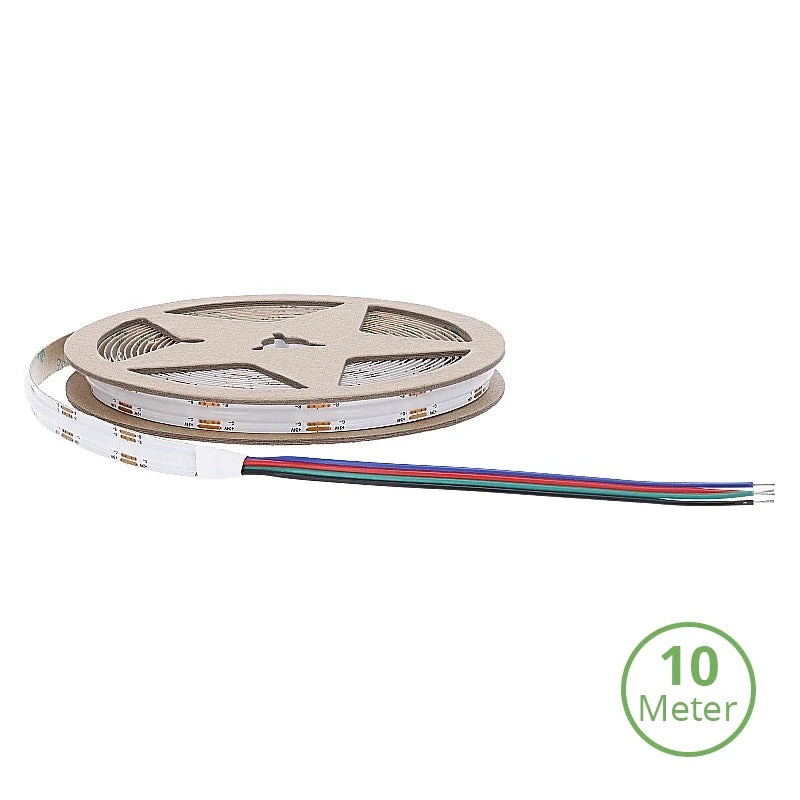 COB LEDSTRIP | 24V | IP65 | 10M | 13W/M | RGB
