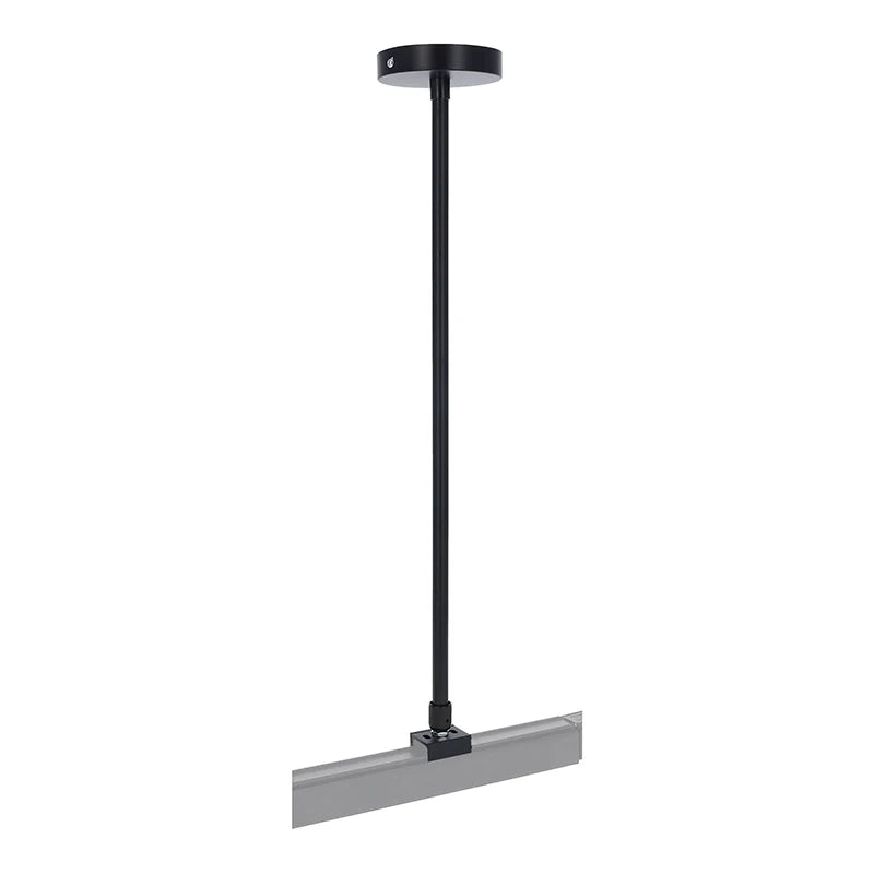 SPANNINGSRAIL OPHANGSYSTEEM | DRAADEIND | 50CM/100CM | ZWART | 2 STUKS