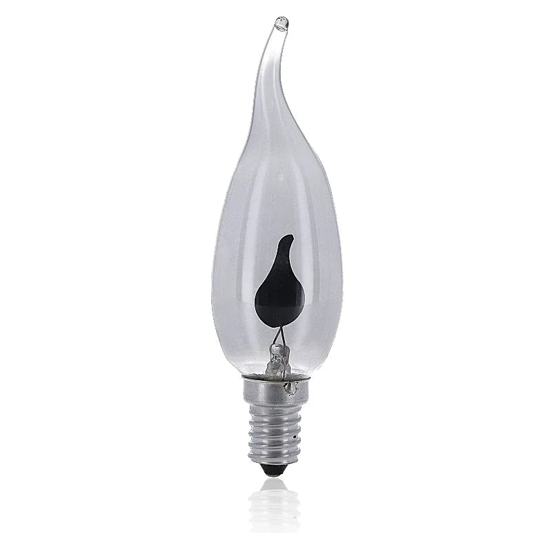 LED FILAMENT | E14 | 3W | LED KAARSLAMP | DIMBAAR | VLAM EFFECT SMOKY