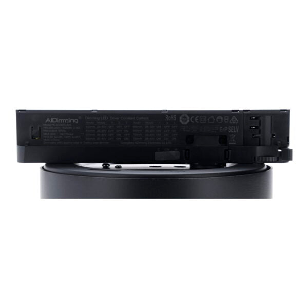 3-FASE ARMATUUR | STELLA | 26 WATT | ZWART | DIMBAAR | CCT-SWITCH