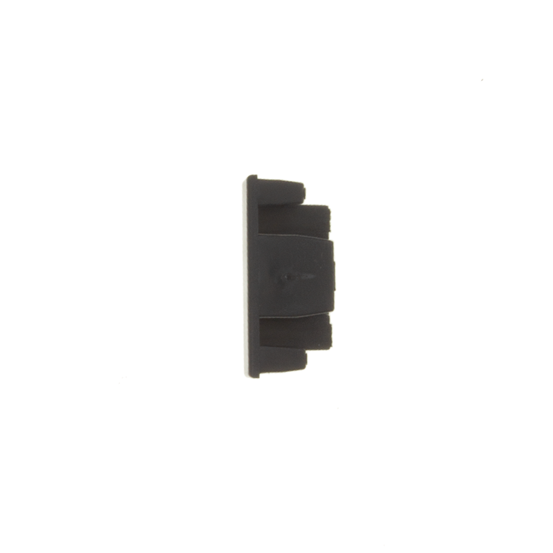 1-FASE RAIL END CAP ZWART