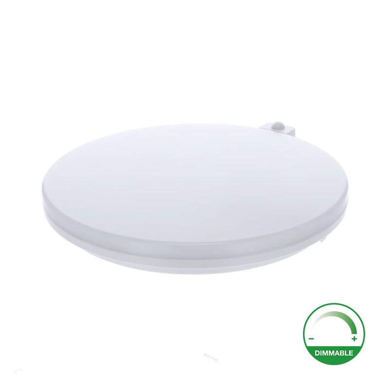 LED Plafonnière Ø420mm CCT-Switch 20-35W | Dimbaar & Sensoroptie