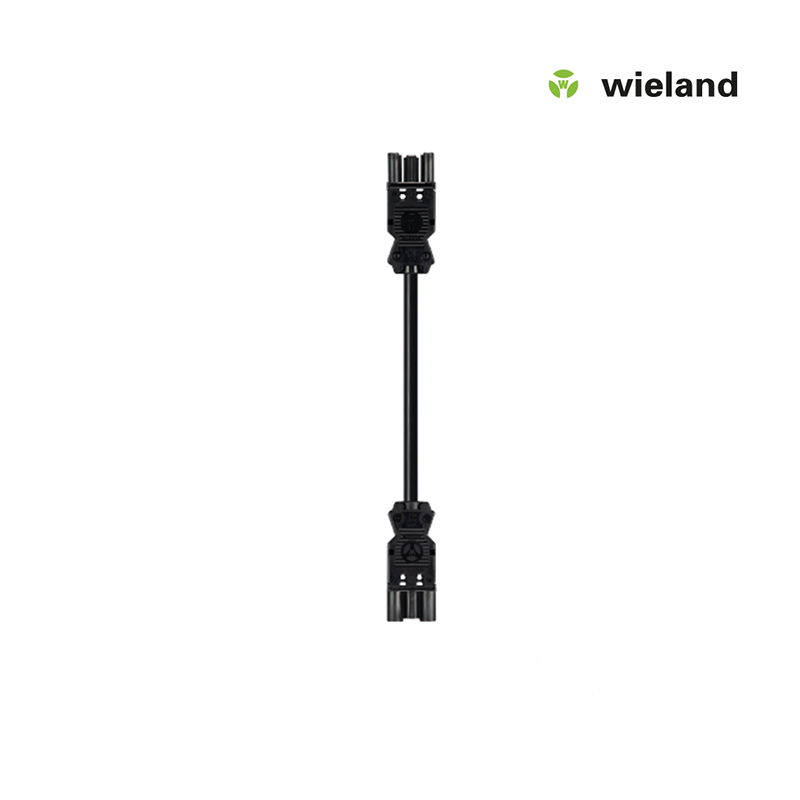 Wieland GST18I3 Koppelsnoer 1,5 MM² 2 meter zwart