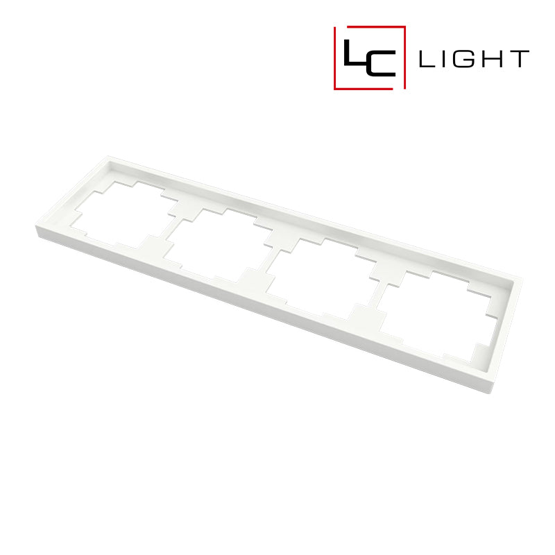 LC-LIGHT | AFDEKRAAM | 4-VOUDIG | WIT