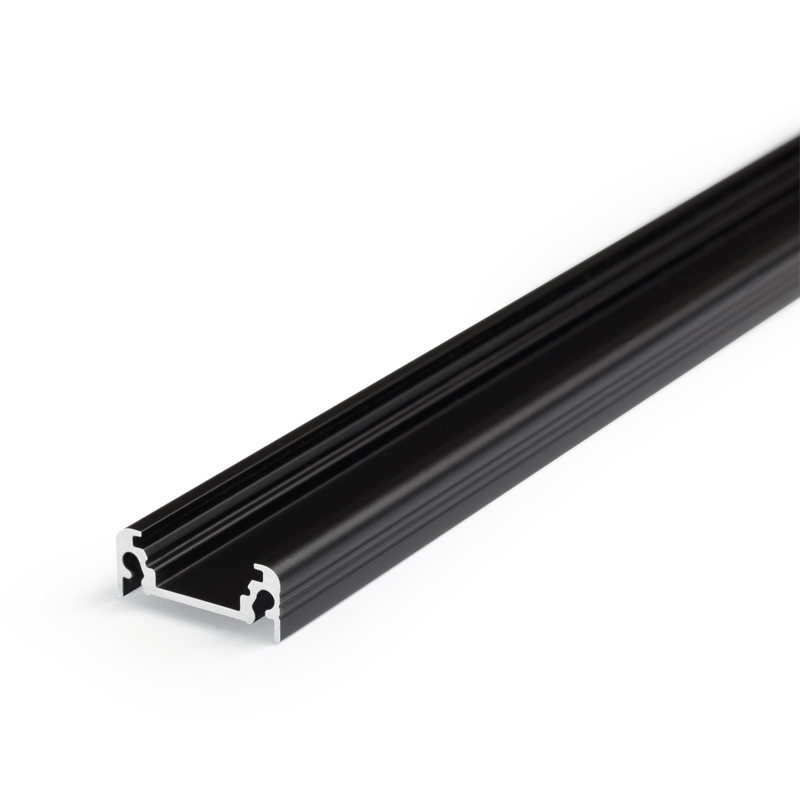PROFIEL SURFACE | ZWART | 14MM | 2M