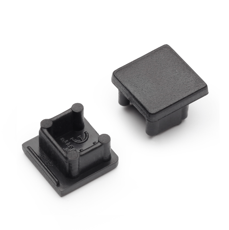 END CAP ZONDER KABELOPENING | ZWART | SMART | 10MM | 20 STUKS