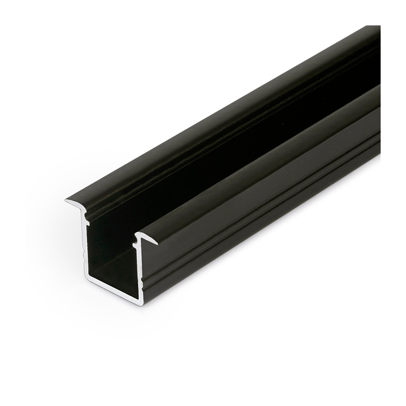 PROFIEL INBOUW SMART | 10MM | ZWART | 2M