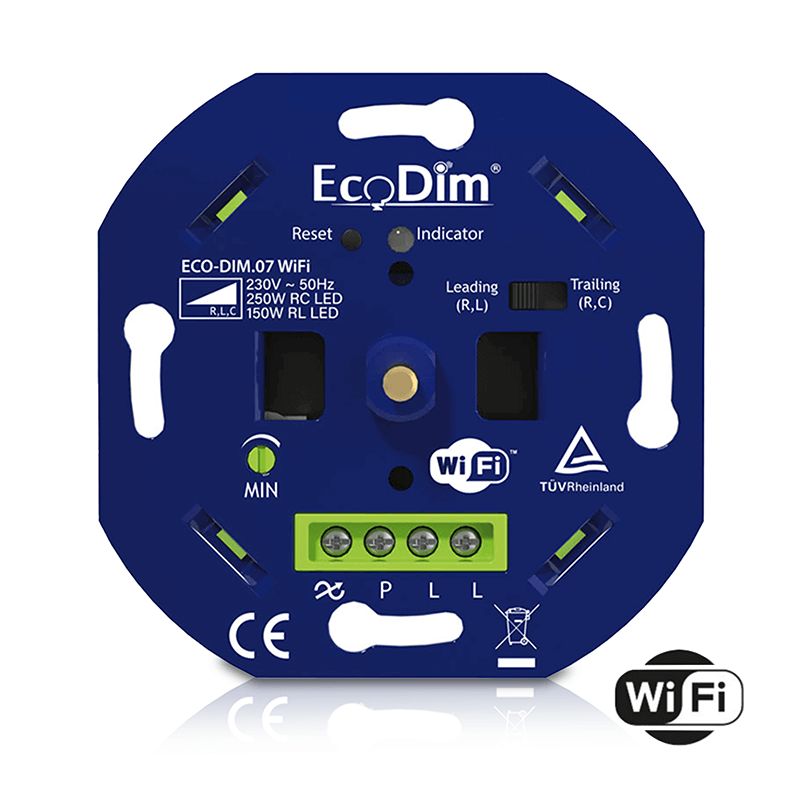 LED DIMMER WIFI | DRUK/DRAAI | 0-250W (RLC)