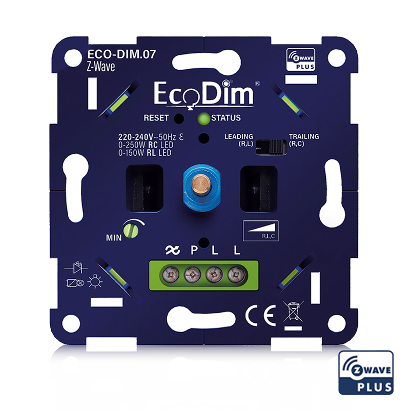 LED DIMMER | Z-WAVE | DRUK/DRAAI | 0-250W (RLC)