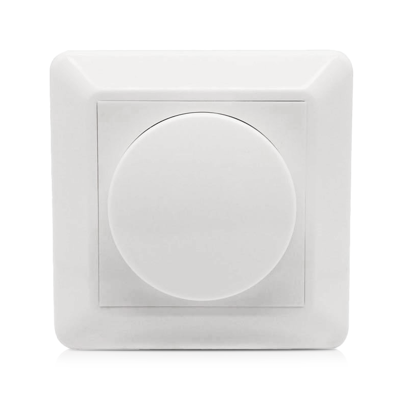 ECODIM ED-10002 | DIMMERKNOP WIT INCL. CENTRAALPLAAT EN RAAMWERK