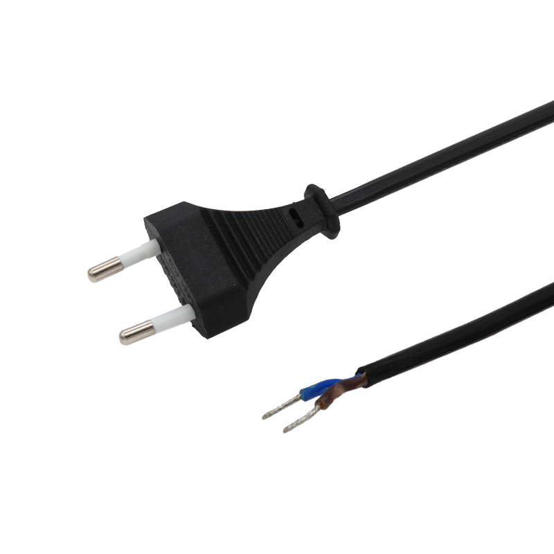 AANSLUITSNOER | 2M | EURO 2 X 0.75MM | ZWART