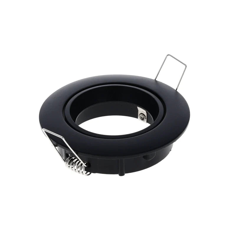 INBOUWSPOT KANTELBAAR | Ø70mm | GU10 / MR16 | KLIK | ZWART