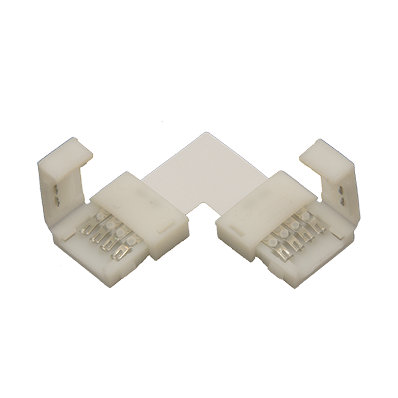 LEDSTRIP CONNECTOR | CORNER | STRIP TO STRIP | 4 PIN | 10MM | IP20
