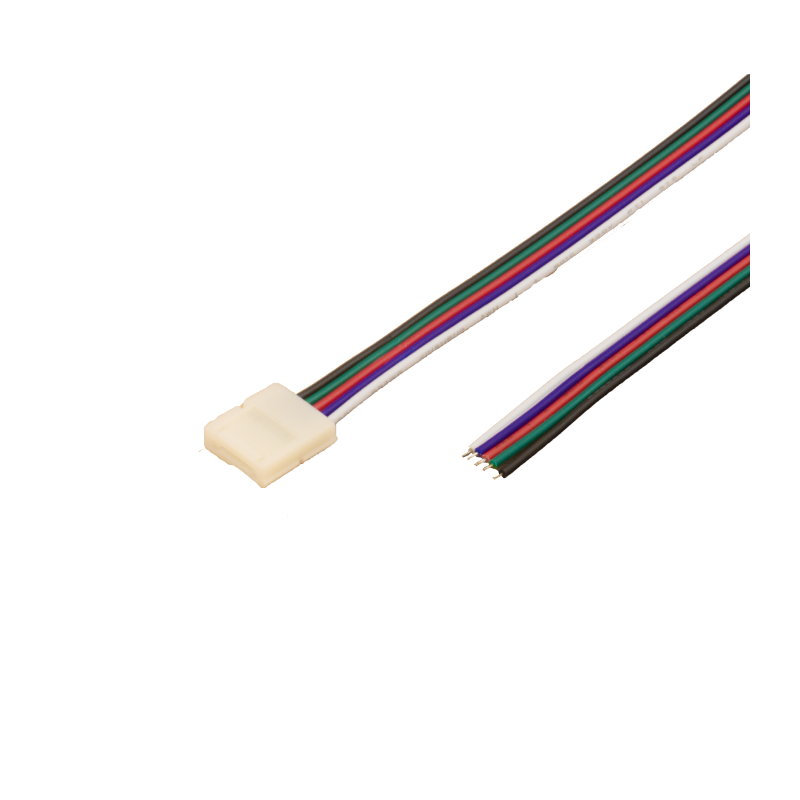 LEDSTRIP CONNECTOR | STRIP TO POWER | 5 PIN | 10MM | IP20 | 50CM
