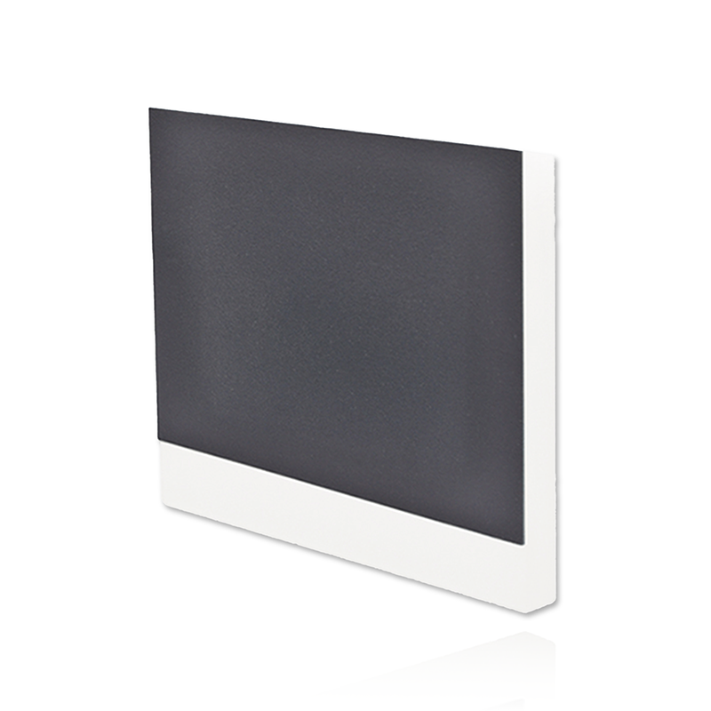 OPZETSTUK ZWART | VIERKANT | ONDER | T.B.V. INBOUW TRAPVERLICHTING