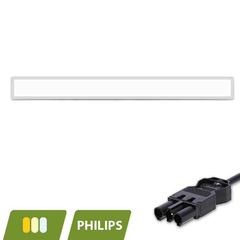 BACK-LIT LED PANEEL | PONTUS | 150X12CM | 30W | CCT-SWITCH | MET 3-SWP SNOER