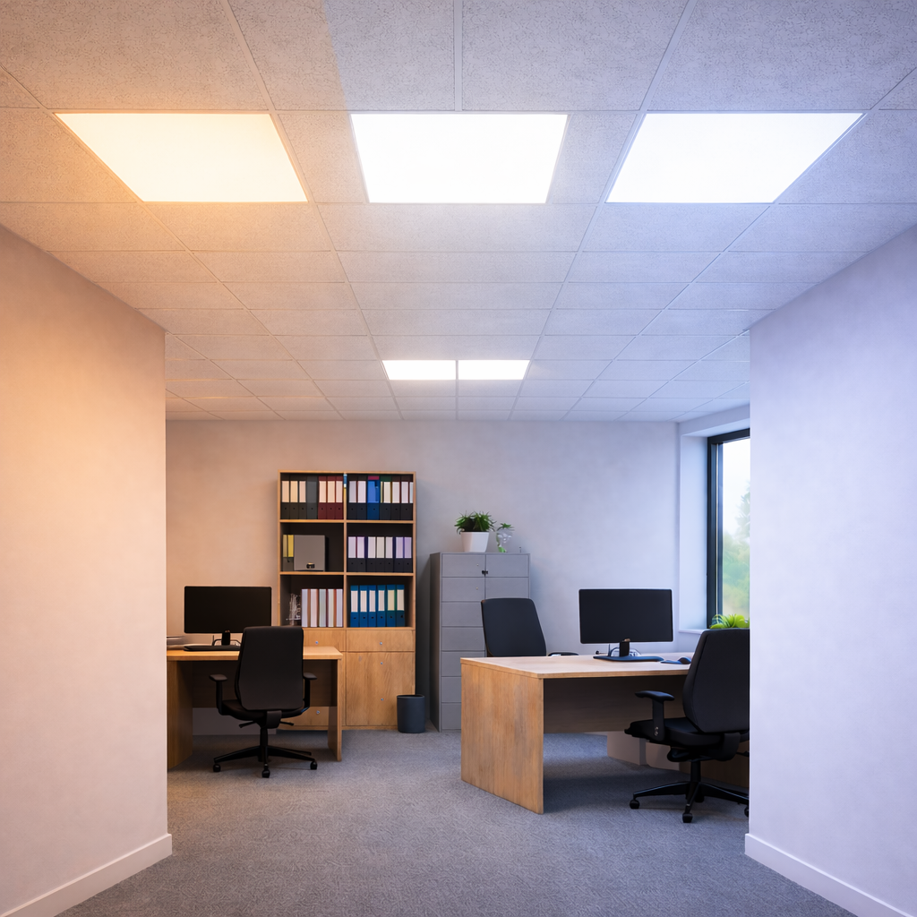 BACK-LIT LED PANEEL | PRO | 60X60CM | 28W | CCT-SWITCH | MET EUROSNOER