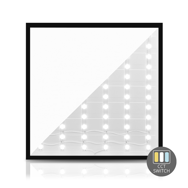 BACK-LIT LED PANEEL | 60X60CM | 30W | ZWART | CCT-SWITCH