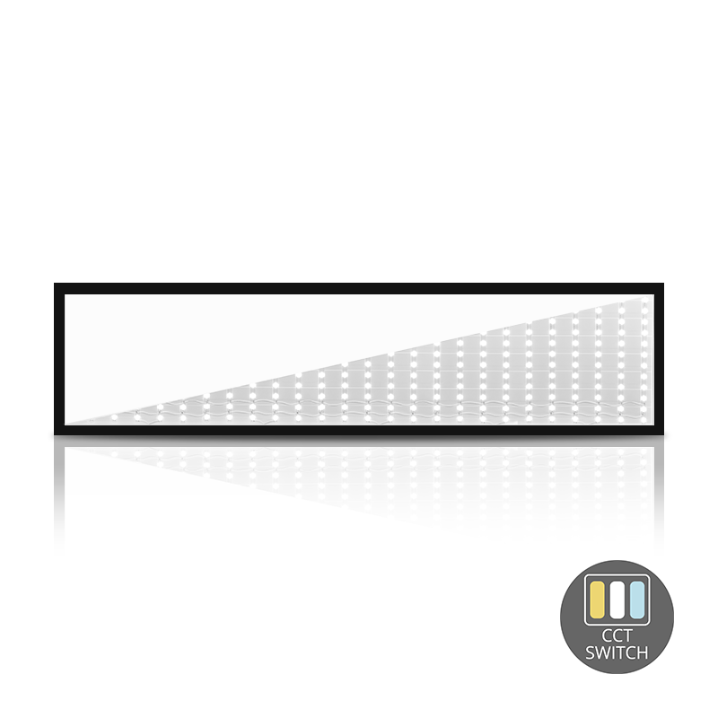BACK-LIT LED PANEEL | PRO | 120X30CM | 30W | ZWART | CCT-SWITCH