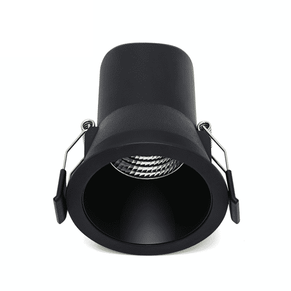 LED INBOUWSPOT | 6W | Ø79mm | DIMBAAR | VERDIEPT | ZWART