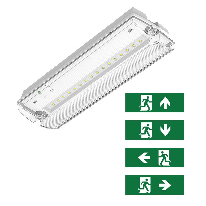 NOODVERLICHTING | 3W | WIT | INCL. PICTOGRAMMEN
