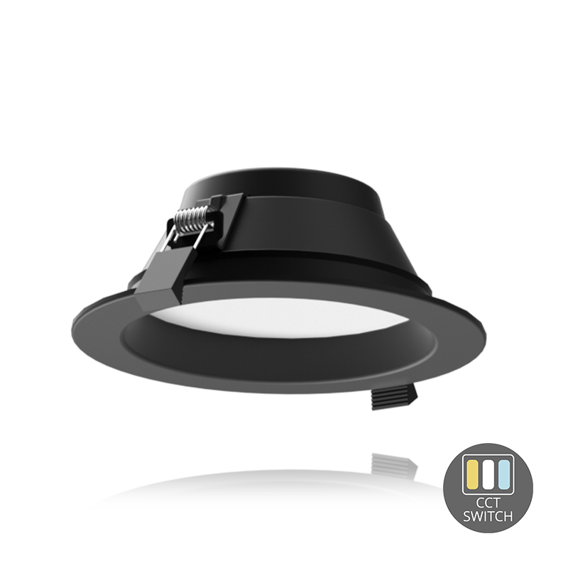 LED DOWNLIGHT | CCT-SWITCH | Ø135 | 13W | ZWART